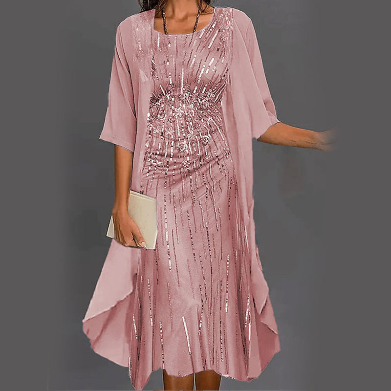 Dhara | Chic & bequem – Blusen- und Kleid-Ensemble