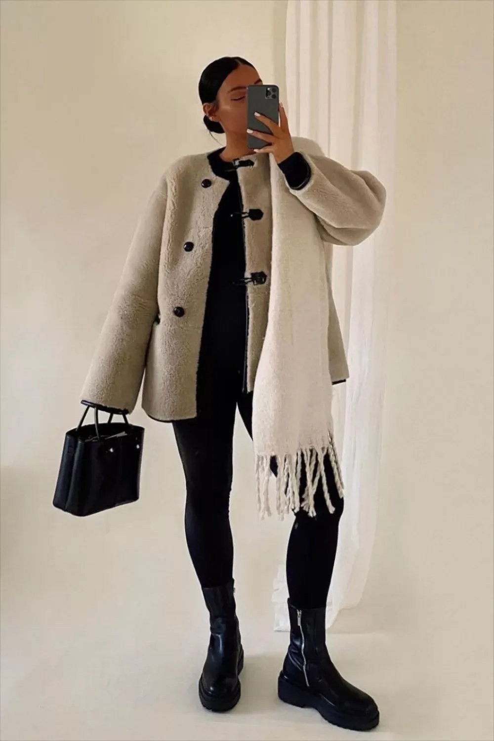 Liana™ - Eleganter Kunstpelz-Mantel