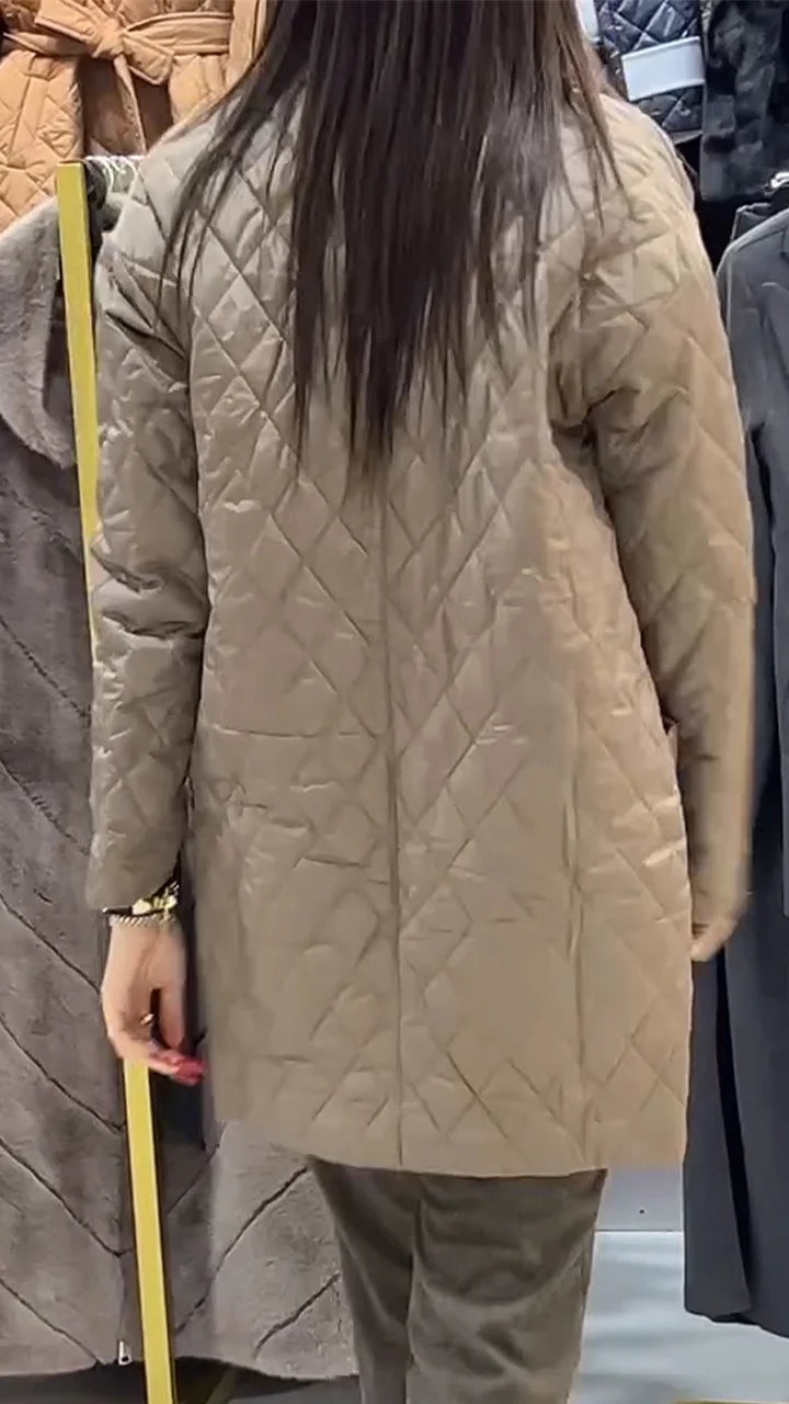 Rhiza | Damen-Baumwolljacke mit Revers