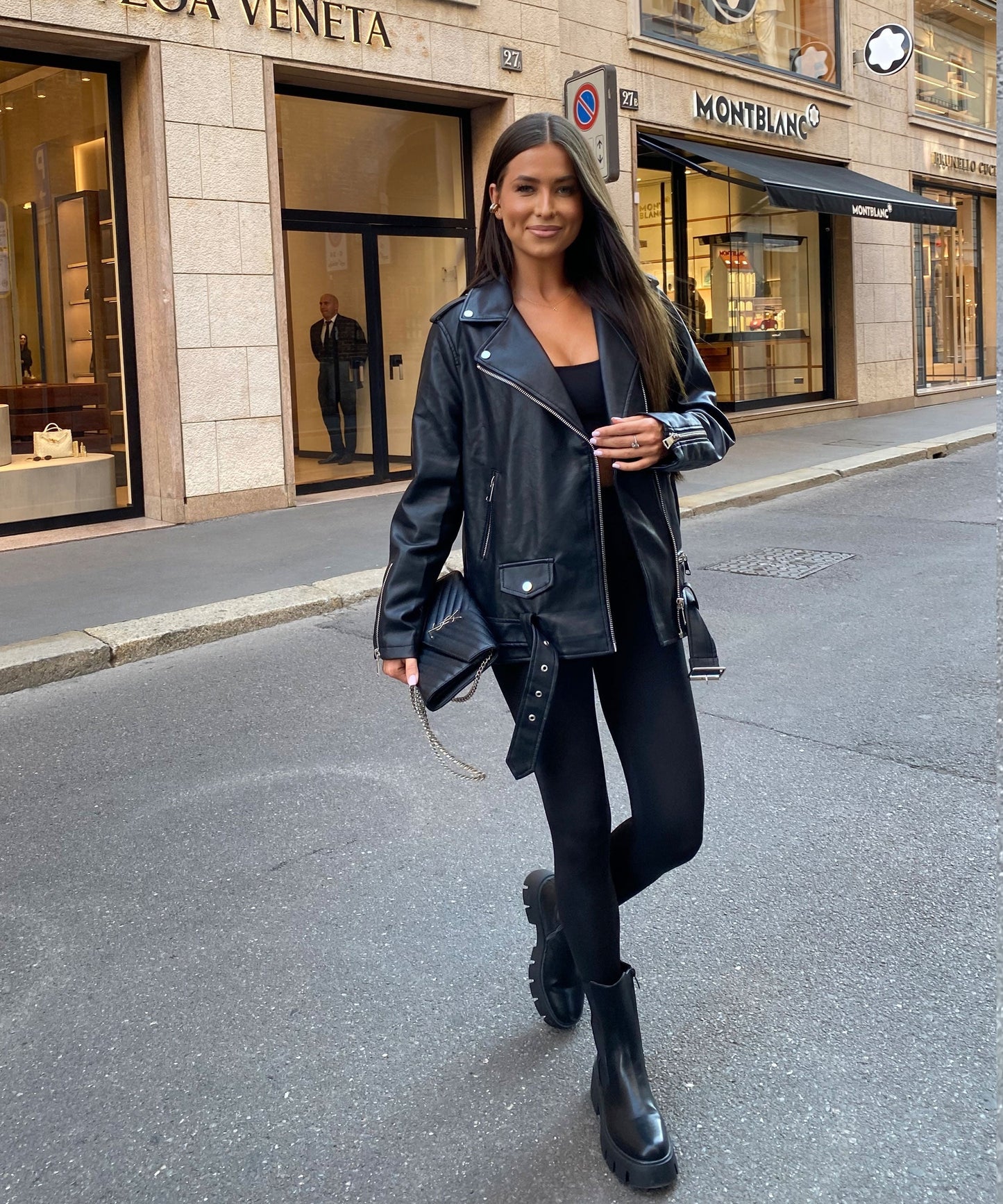 Nina | Klassische Lederjacke für Damen, edel & vielseitig