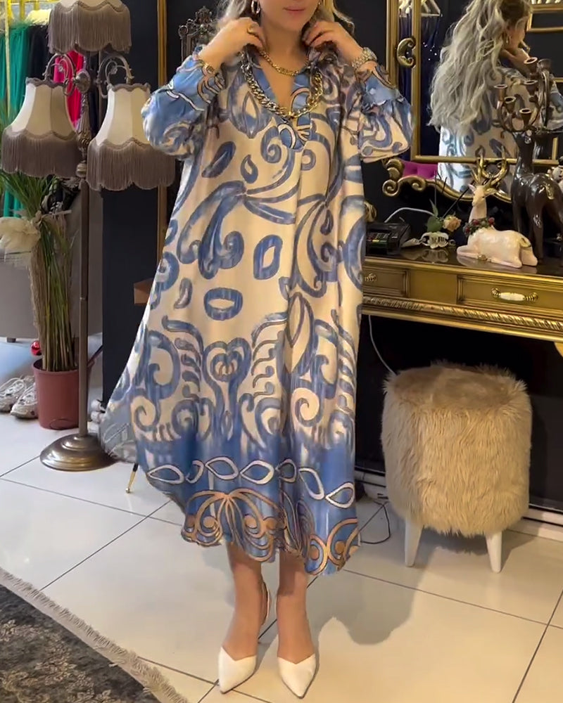 Carmen | Damenkleid, locker & elegant mit Print