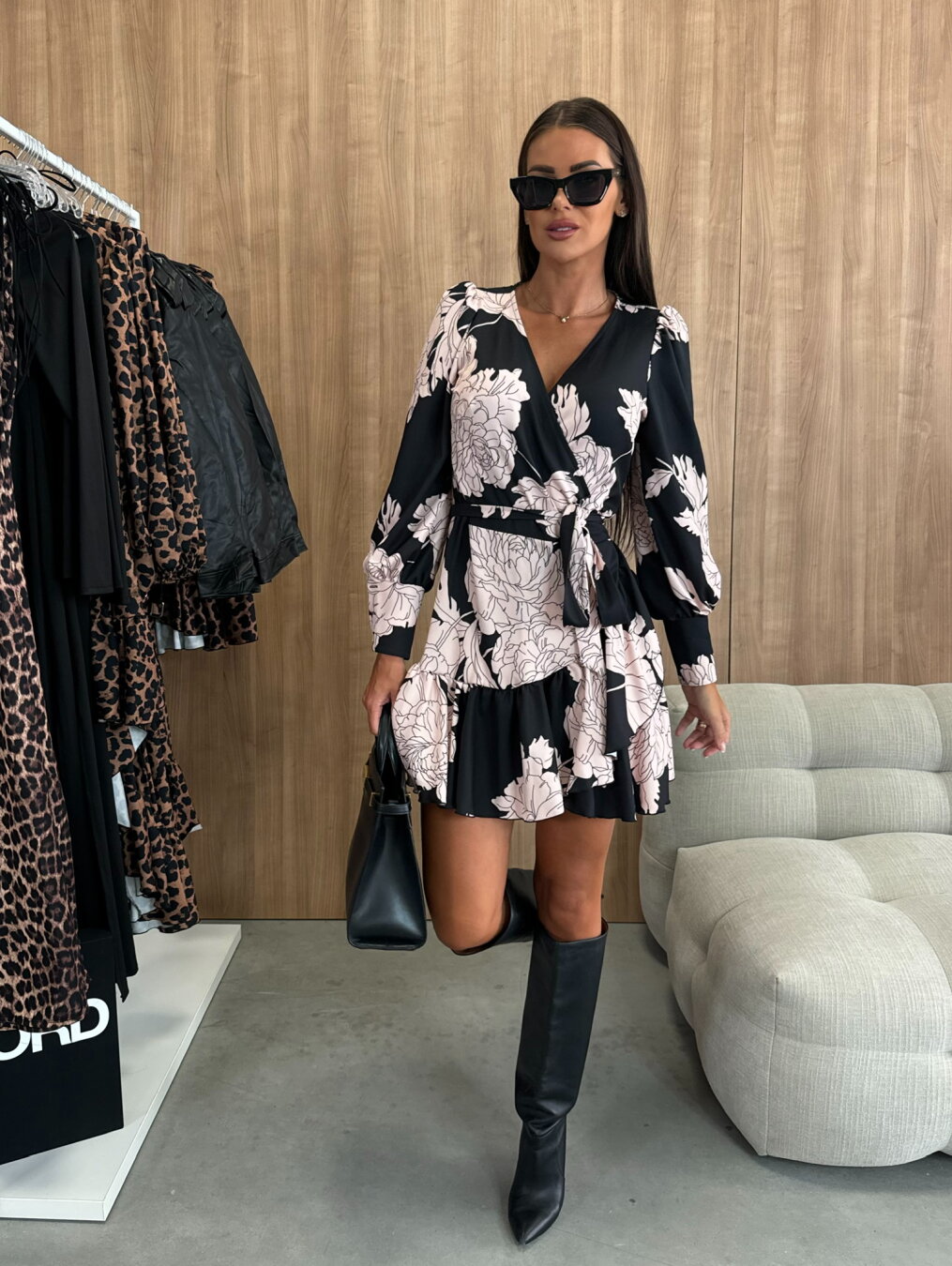 Elviza | Minikleid mit Blumenmuster