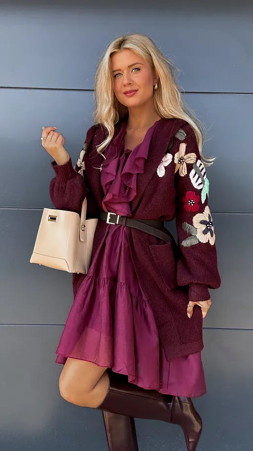 Addison | Modische Strickjacke mit Kapuze – bequem & warm