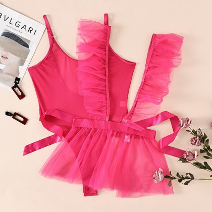 Alyssa | Sexy Bodysuit mit halbtransparenter Spitze für Damen