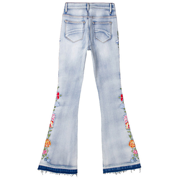 Daisy | Stylische Vintage-Jeans mit floralen Akzenten