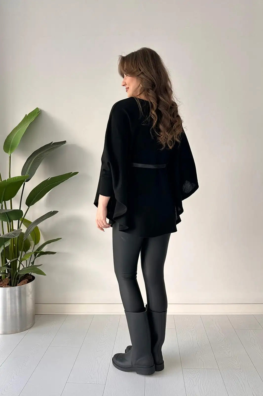 Jacie | Gestrickter Poncho für Herbst und Winter