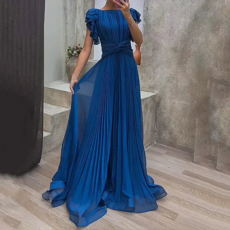Veronica | Abendkleid für Damen, plissiert & elegant