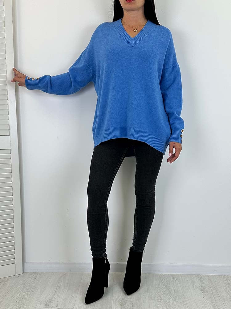 Zoryda | Strickpullover mit V-Ausschnitt