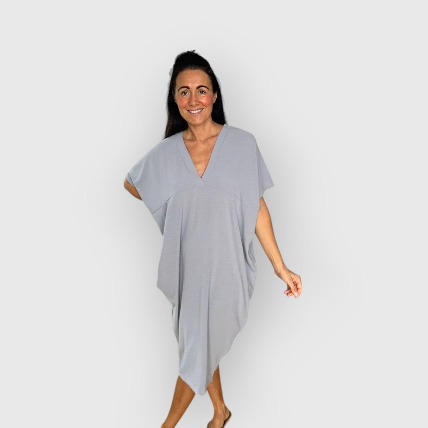 Mirona | Maxikleid mit V-Ausschnitt