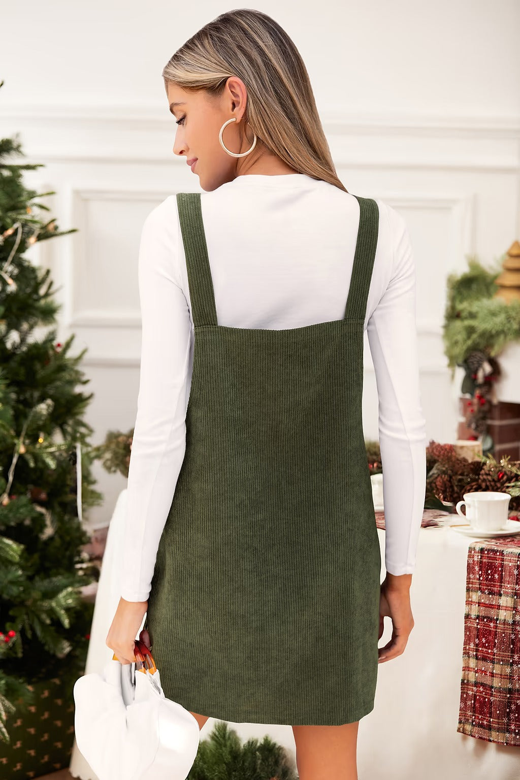 Zara | trendiges Kleid mit elegantem quadratischem Ausschnitt