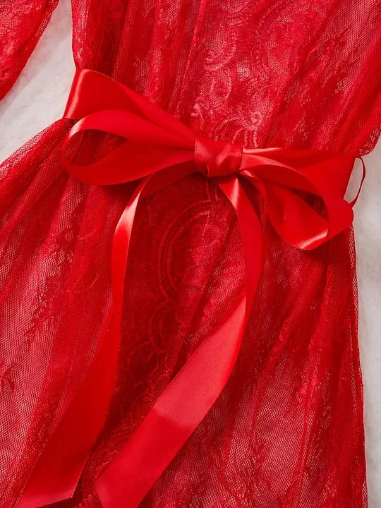 Kelene | Damen-Spitzen-Nachtset