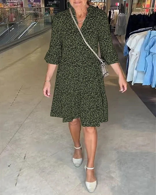 Amberlie | Kleid mit Leopardenmuster