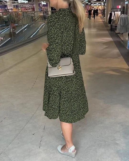 Amberlie | Kleid mit Leopardenmuster