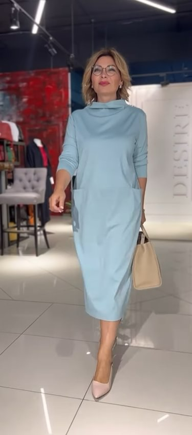 Avery | Modisches Damenkleid mit klassischem Kragen