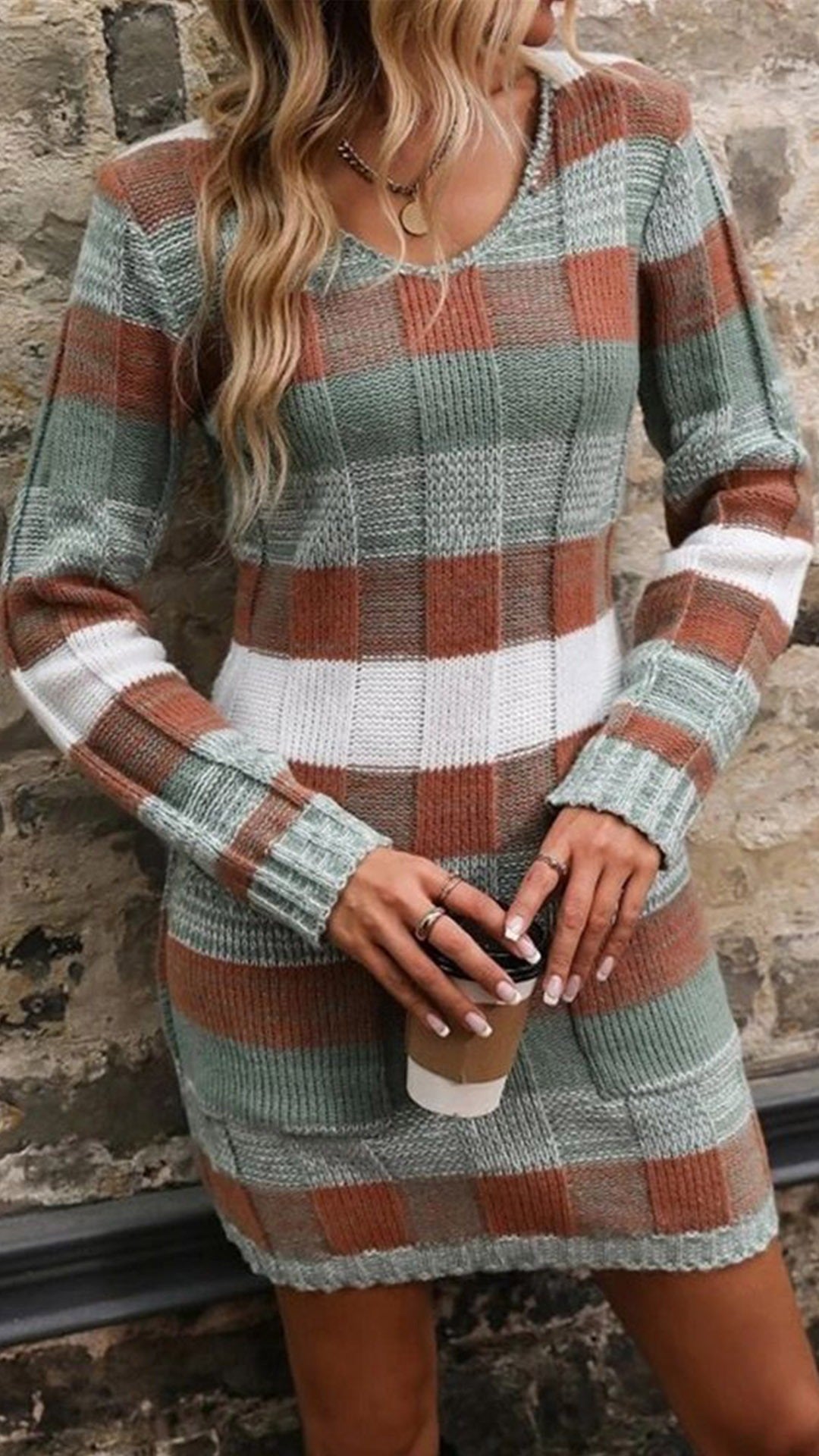 Yelina | Strickkleid mit Taschen