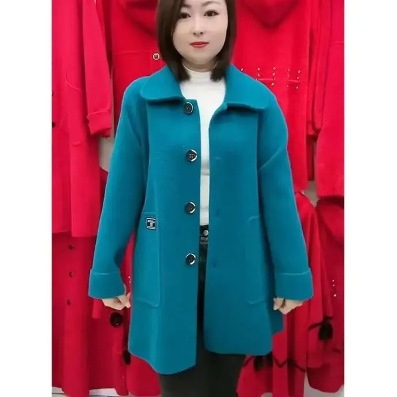 Ezaly | Wendbarer Damen-Wollmantel