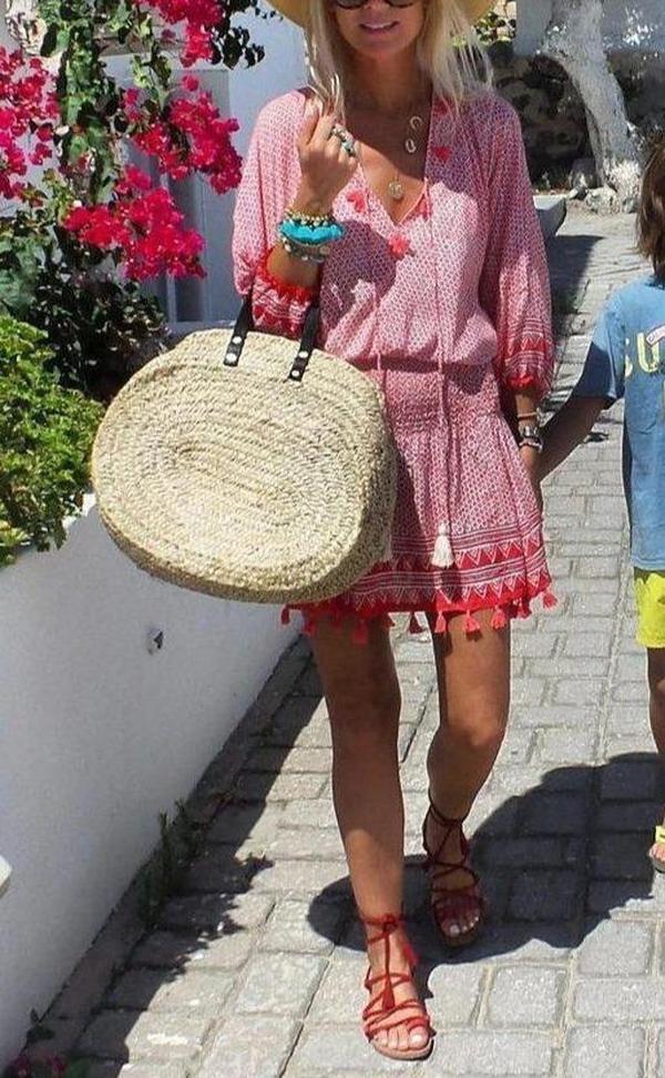 River | Boho-Kleid mit Quasten