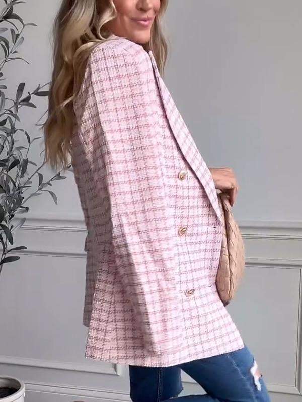 Laura | Modisches Blazer im Karodesign