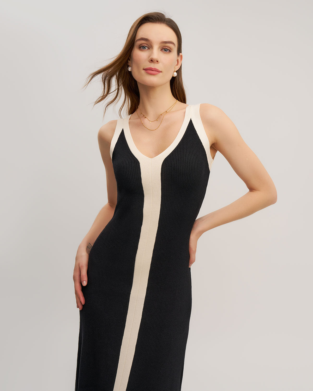 Artes | Bodycon Slip Midikleid