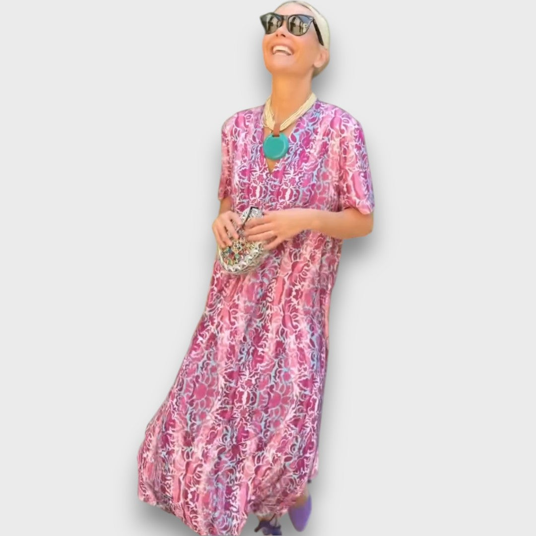 Leah | elegantes Maxikleid für Damen, zeitloses Design.