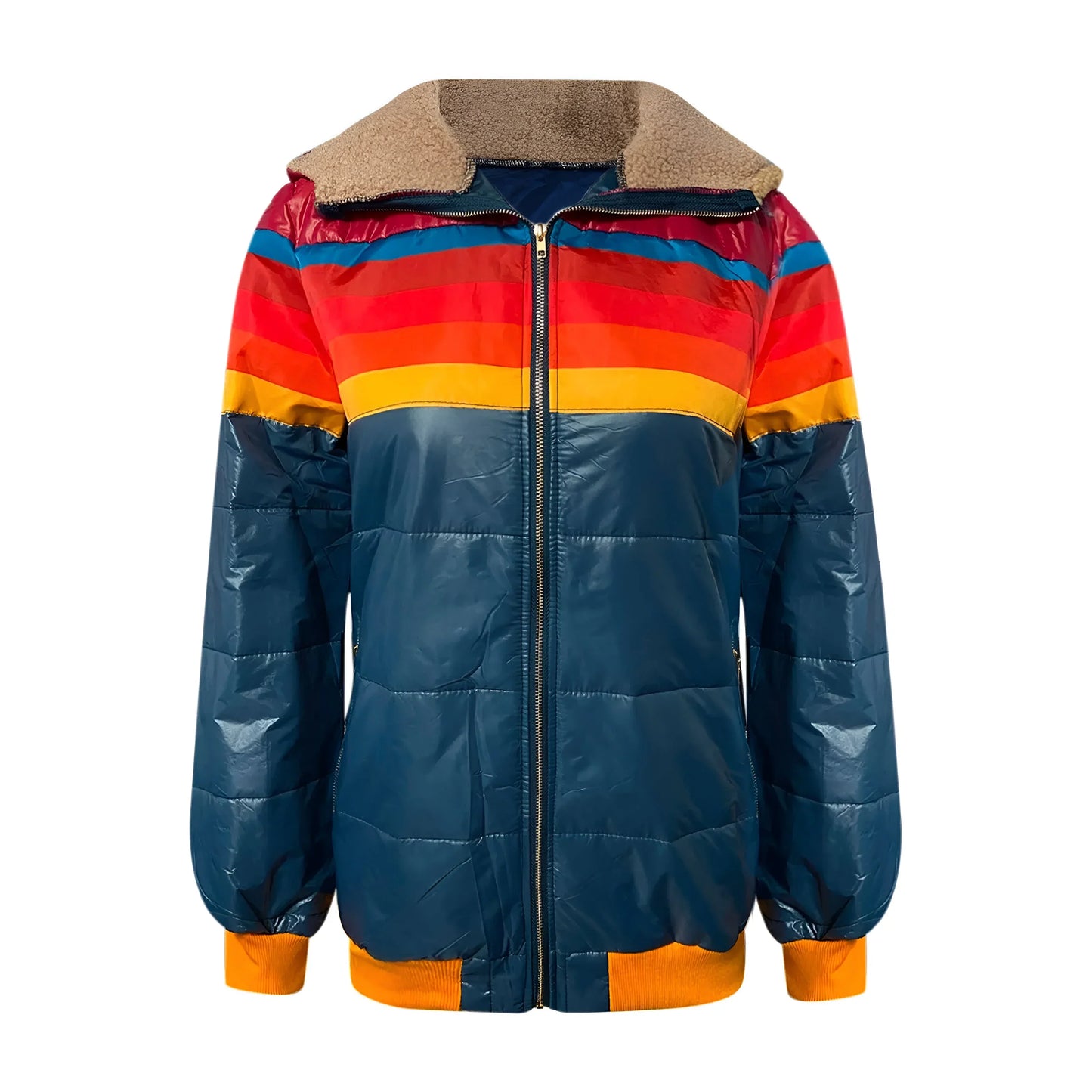 Shara | Gestreifter Sport-Hoodie