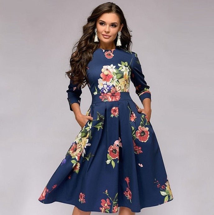 Elvina | Florales Kleid