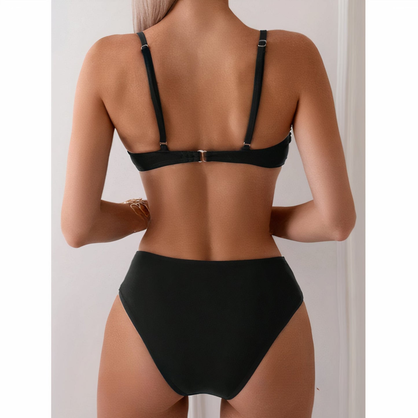 Zariah | Strahlendes goldenes Bikini-Set für Damen