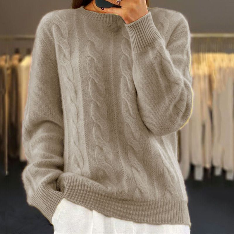 Flora™ | Flauschiger Strickpullover