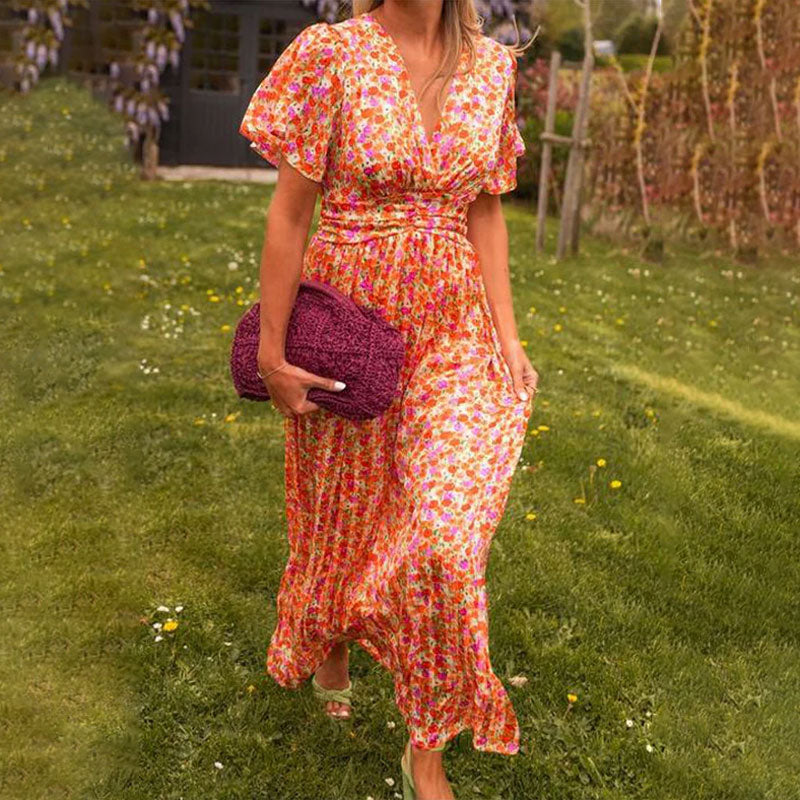 Emma | zeitloses Kleid mit femininem V-Ausschnitt