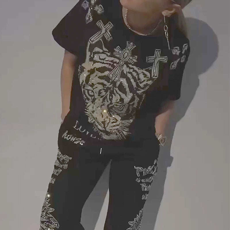 Ysabele | Stylisches 2-teiliges Set mit Muster