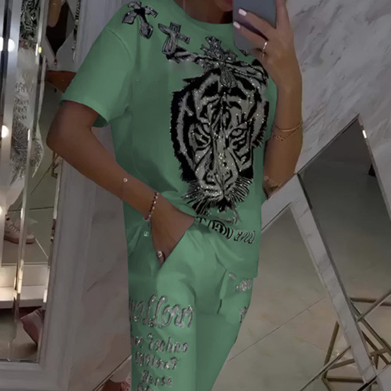 Ysabele | Stylisches 2-teiliges Set mit Muster