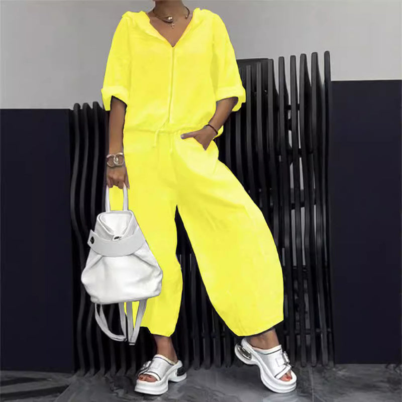 Emery | Stylisches zweiteiliges Set mit lässigem Oberteil und Hose