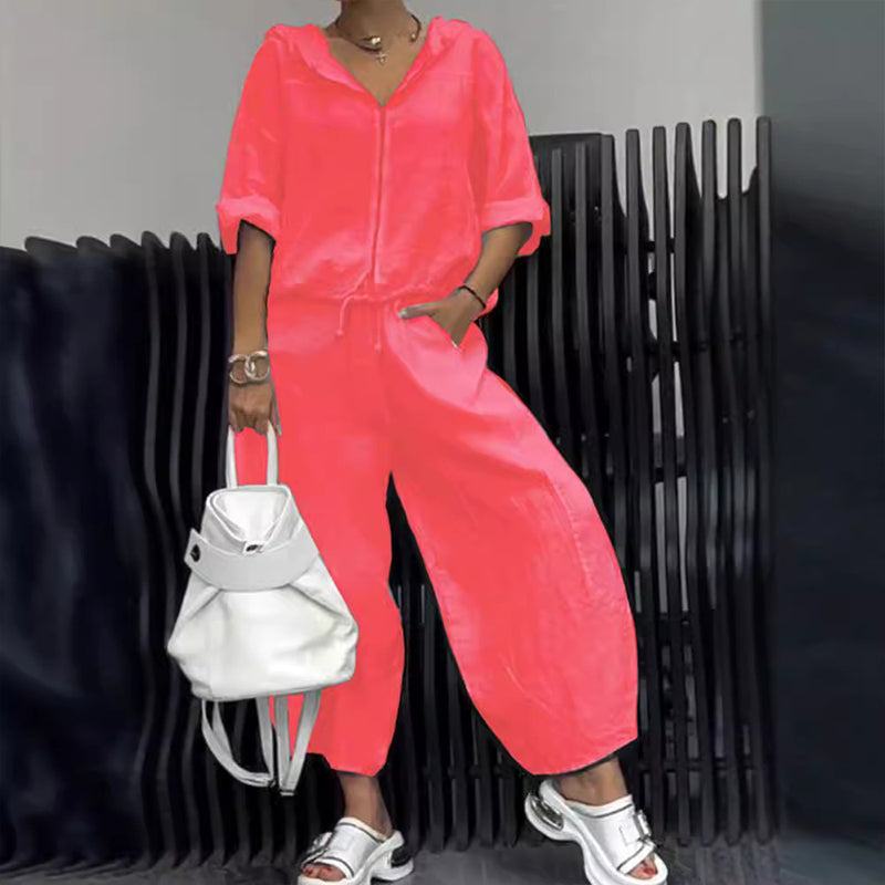 Emery | Stylisches zweiteiliges Set mit lässigem Oberteil und Hose