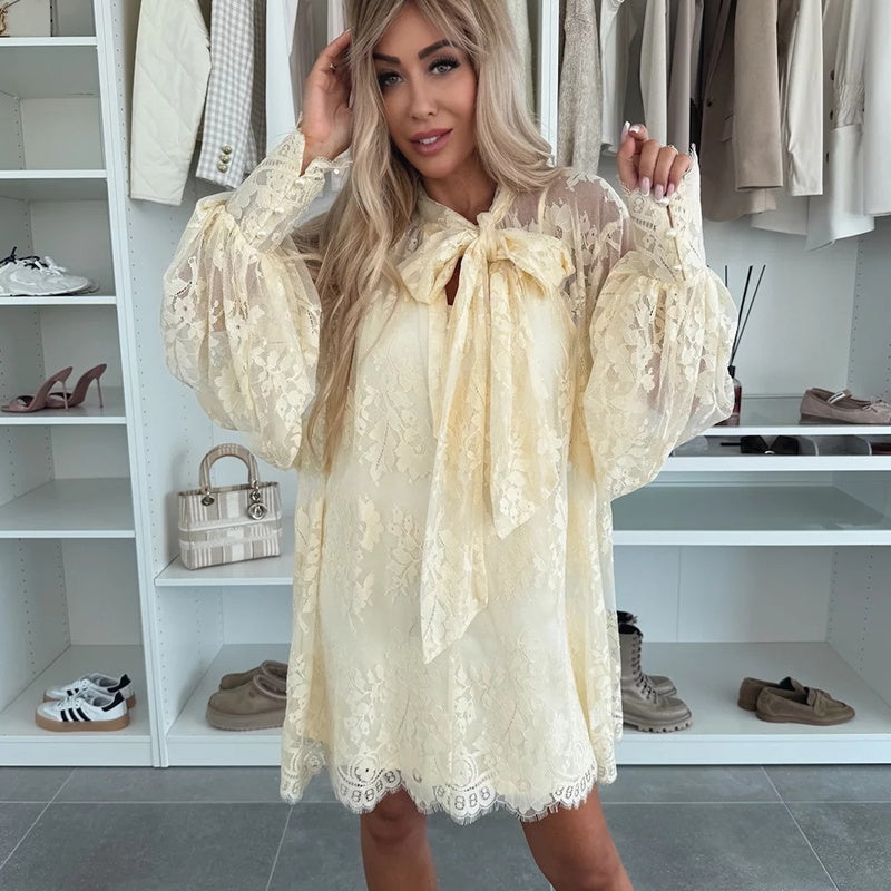 Liz | Spitzen-Minikleid