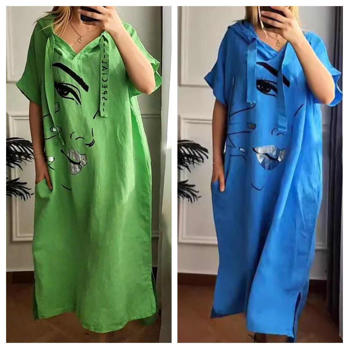 Auren | Kleid mit Sommer- und Frühlingsdruck