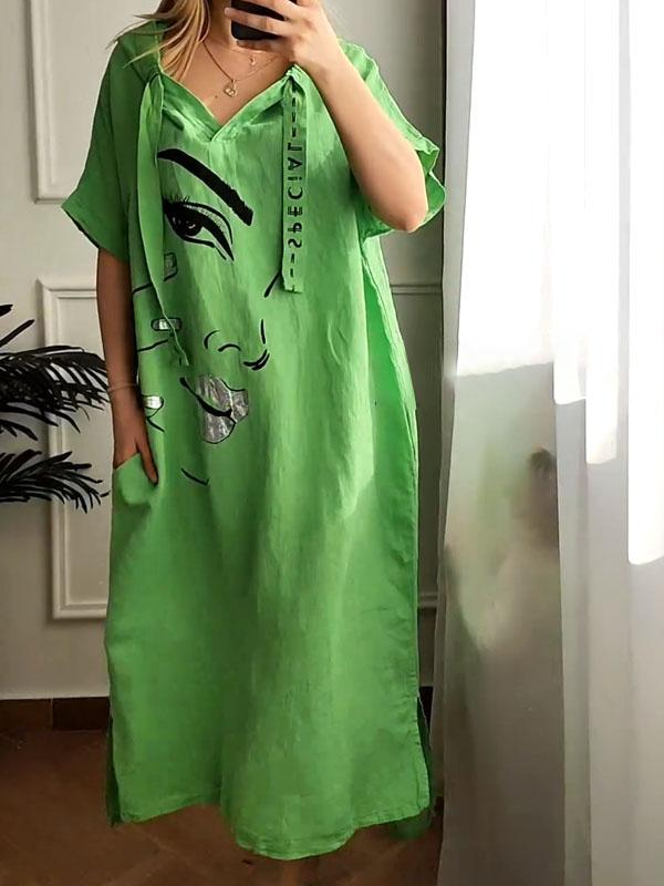 Auren | Kleid mit Sommer- und Frühlingsdruck