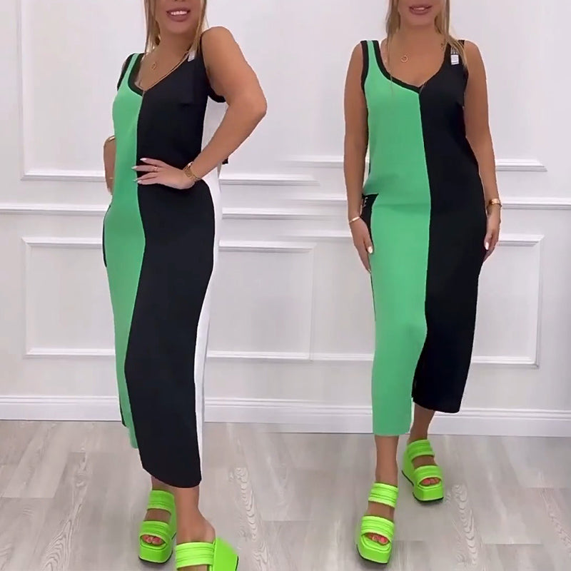 Annalise | Elegantes ärmelloses Strickkleid für Damen