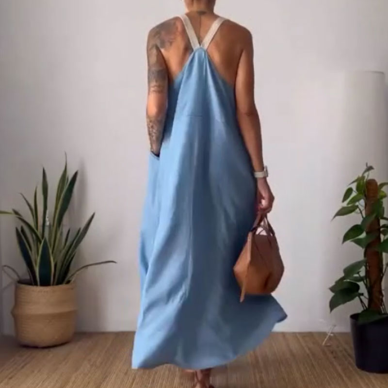 Myla | Stilvolles Trägerkleid mit lockerer Passform für Damen