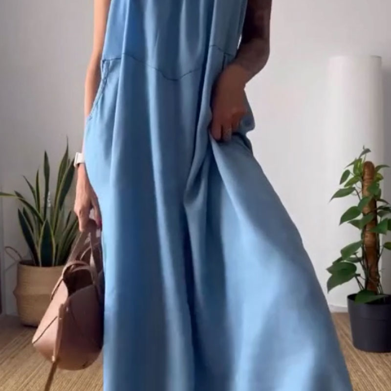 Myla | Stilvolles Trägerkleid mit lockerer Passform für Damen