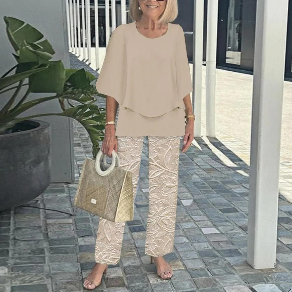 Deija | Relaxed Fit Tunika-Oberteil mit Hose