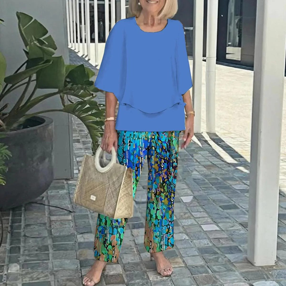 Deija | Relaxed Fit Tunika-Oberteil mit Hose