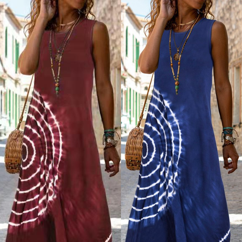 Darcy | modisches ärmelloses Kleid in Midi-Länge