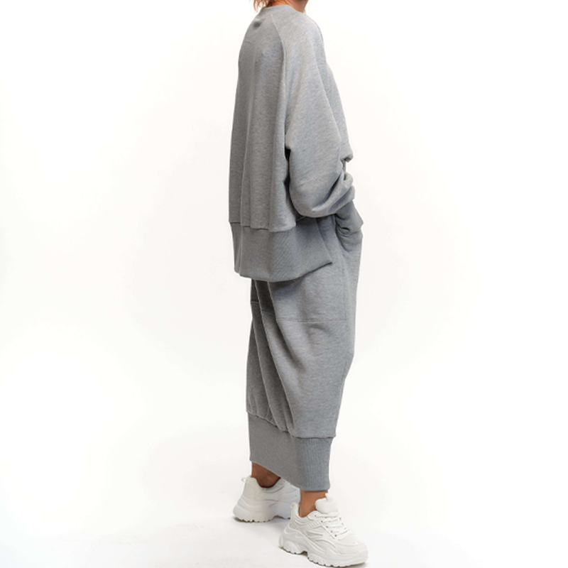 Melanie | stilvolles 2-teiliges Set mit Sweatshirt und Rock für Damen