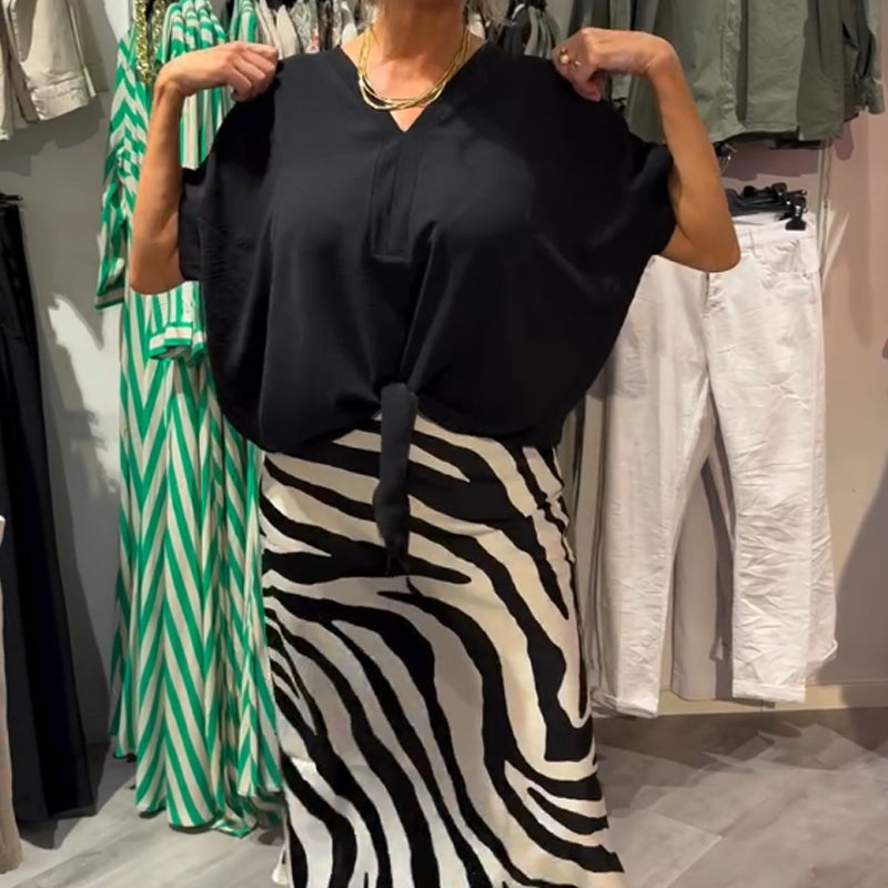 Molly | modisches Set mit Oberteil und Midirock für Damen