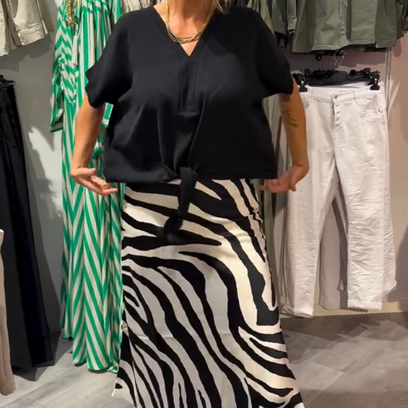 Molly | modisches Set mit Oberteil und Midirock für Damen