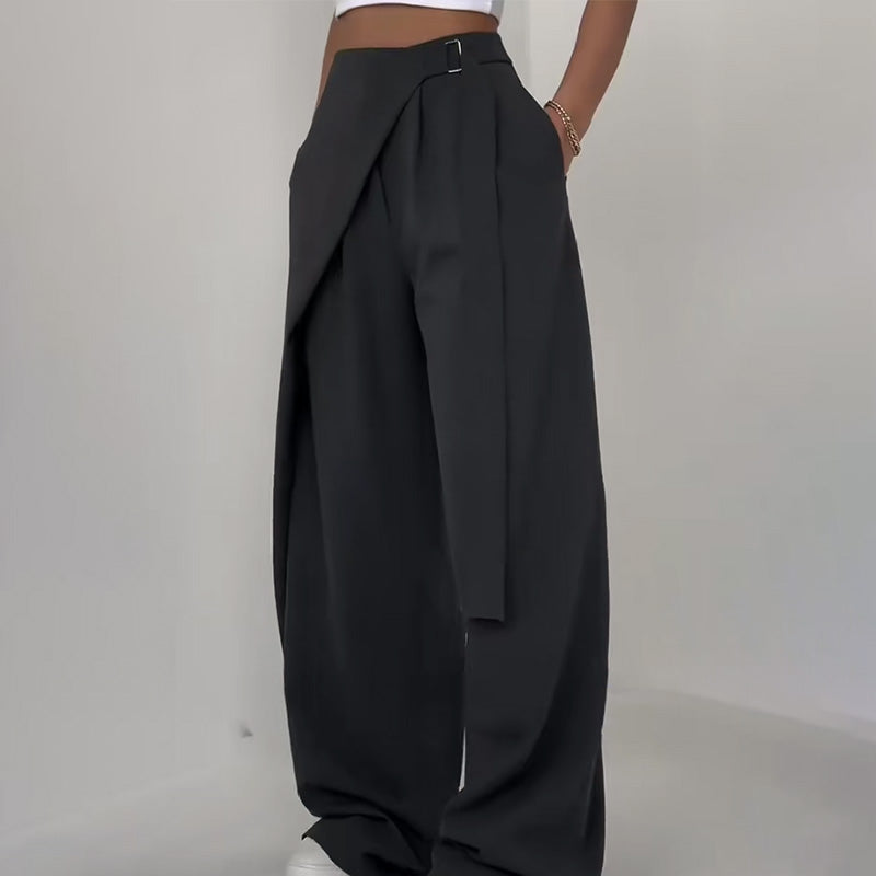 Lillian™ | Stylische Hose mit modernem asymmetrischem Bund
