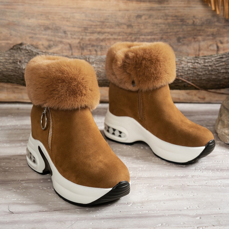 Kishea | Damen-Stiefeletten mit dicker Sohle