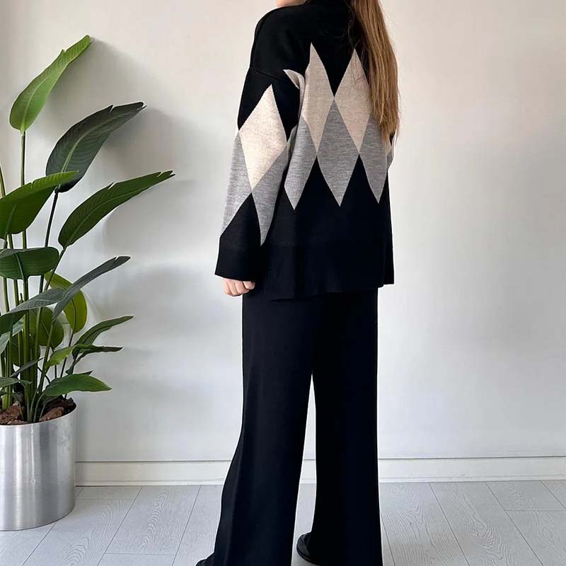 Dunna | Farbblock-Karomuster-Set