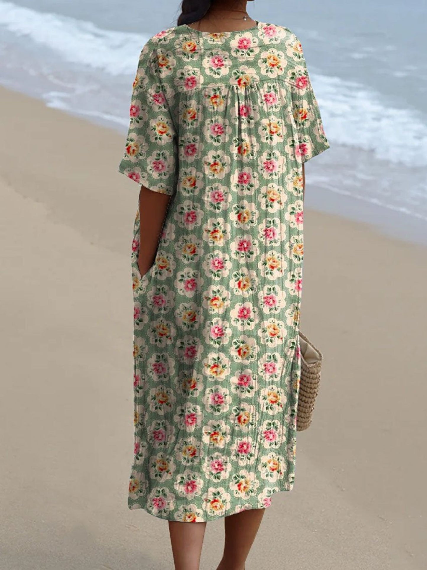 Fem | Vintage-Blumenkleid