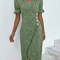 Lisa | Geblümtes Wickelkleid